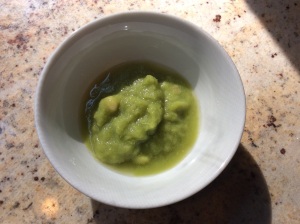 Fresh ginger, garlic and cilantro leaves are blended to form a paste. © Copyright 2015 Sangeeta Pradhan, RD, LDN, CDE 